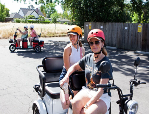 A Day in The Sun , on an e-trike