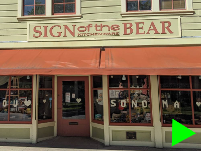 Sign of the Bear - Sonoma Plaza